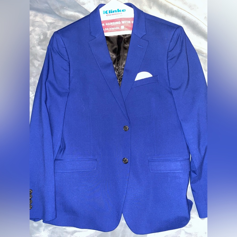 Mens Royal Blue Suit
